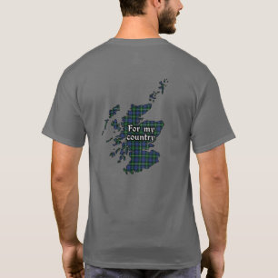 Bannerman Clan Abzeichen und Tartan Adult T-Shirt