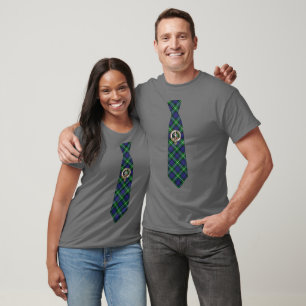Bannerman Schottisches Abzeichen- und Tartan-Schli T-Shirt