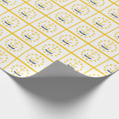 Bannermuster auf der Insel Rhode Geschenkpapier (Ecke)