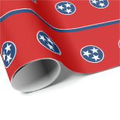Bannermuster des Tennessees Geschenkpapier (Rolleneckpunkt)
