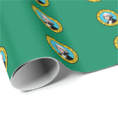 Bannermuster in Washington Geschenkpapier (Rolleneckpunkt)