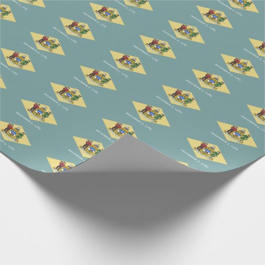Bannermuster von Delaware Geschenkpapier (Ecke)