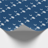 Bannermuster von South Carolina Geschenkpapier (Ecke)