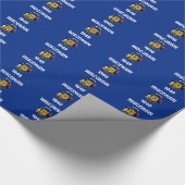 Bannermuster von Wisconsin Geschenkpapier (Ecke)