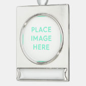 Bannerornament - Versilbert Banner-Ornament Silber (Links)