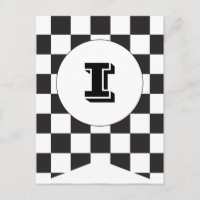 Bannerpostkarte für die schwarze Markierung