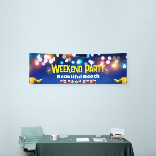 Banners Party Elegan Banner (Messeveranstaltung)
