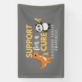 Bannersignatur zur Unterstützung von Krebs bei Kin Banner (Vertikal)