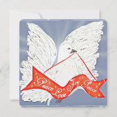 Bannertaube- Custom 4,25" x 5,5" Einladungen (Vorderseite)