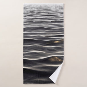 Bannertextur Badehandtuch