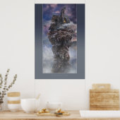 Bannitio | Poster mit grauem Rahmen (Küche)