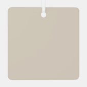 Bannockbane Original Scottish Tartan Christmas Ornament Aus Metall (Rückseite)