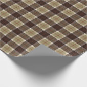 Bannockbane Original Scottish Tartan Geschenkpapier (Ecke)