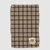 Bannockbane Original Scottish Tartan Golfhandtuch (Vorderseite)