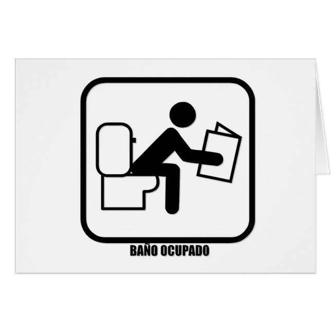 Baño Ocupado (Vorderseite (Horizontal))