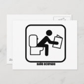 Baño Ocupado Postkarte (Vorne/Hinten)