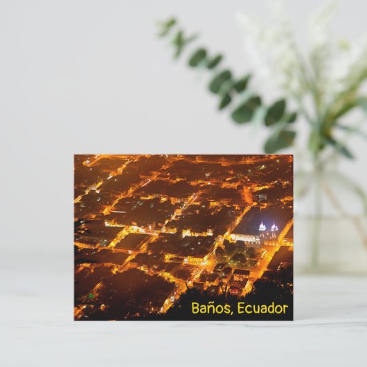 Banos, Ecuador Postkarte (Stehend Vorderseite)