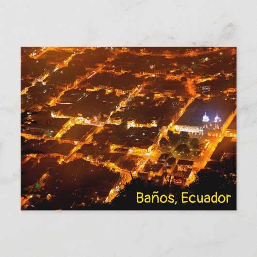 Banos, Ecuador Postkarte (Vorderseite)