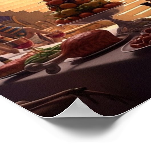 Banquet der Pharaonen Poster (Ecke)