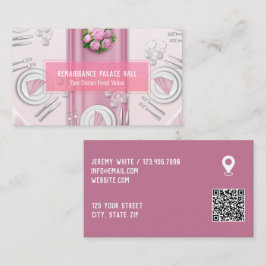 Banquet Hall Custom Google Map QR Visitenkarte