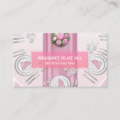 Banquet Hall Custom Google Map QR Visitenkarte (Vorderseite)