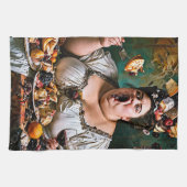 "Banquet of Chaos" Surreal farbenfrohe Kunstwerke Geschirrtuch (Horizontal)