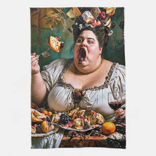 "Banquet of Chaos" Surreal farbenfrohe Kunstwerke Geschirrtuch