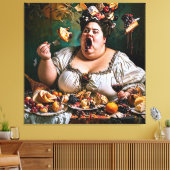 "Banquet of Chaos" Surreal farbenfrohe Kunstwerke Leinwanddruck (Insitu (Wohnzimmer))