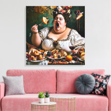 "Banquet of Chaos" Surreal farbenfrohe Kunstwerke