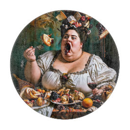 "Banquet of Chaos" Surreal farbenfrohe Kunstwerke Schneidebrett