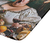 "Banquet of Chaos" Surreal farbenfrohe Kunstwerke Schneidebrett (Ecke)