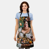 "Banquet of Chaos" Surreal farbenfrohe Kunstwerke Schürze (Getragen)