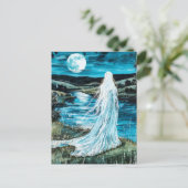 Banshee Celtic Wailing Spirit of Death Postkarte (Stehend Vorderseite)