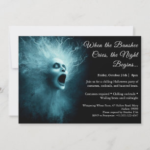 Banshee Cry Halloween Party Einladung