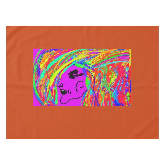 Banshee Glow-Up Tischdecke (Vorderseite (Horizontal))