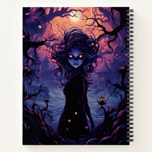 Banshee Halloween Notizblock (Rückseite)