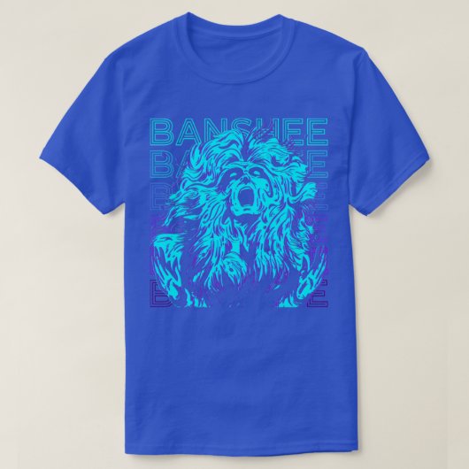 Banshee Irish Legends Folklore Retro Banshee Gesch T-Shirt (Design vorne)