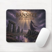 Banshee Nasse Heide Dark Realism Mousepad (Mit Mouse)