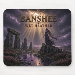 Banshee Nasse Heide Dark Realism Mousepad