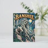 Banshee, Paper Cut Monster Postkarte (Stehend Vorderseite)