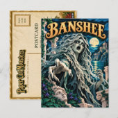 Banshee, Paper Cut Monster Postkarte (Vorne/Hinten)