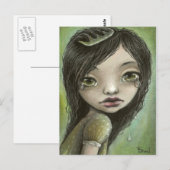 Banshee Postkarte (Vorne/Hinten)