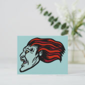 Banshee Postkarte (Stehend Vorderseite)