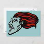 Banshee Postkarte (Vorne/Hinten)