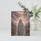 Banshee Wailing Strand Dark Cinema Postkarte (Stehend Vorderseite)