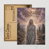 Banshee Wailing Strand Dark Cinema Postkarte (Vorne/Hinten)