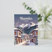 Bansko Bulgarien Postkarte (Stehend Vorderseite)