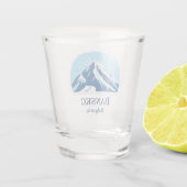Bansko Bulgarien Skigebiet Souvenir Schnapsglas (Rückseite)