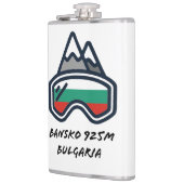 Bansko Ski Snowboard Resort Tasse Flachmann (Links)