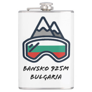 Bansko Ski Snowboard Resort Tasse Flachmann
